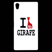 Coque Sony Xperia Z5 Premium I love Girafe