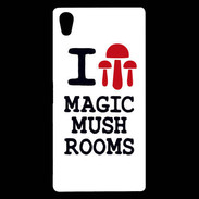 Coque Sony Xperia Z5 Premium I love Mushrooms