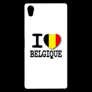 Coque Sony Xperia Z5 Premium I love Belgique 2