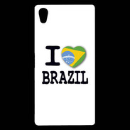 Coque Sony Xperia Z5 Premium I love Brazil 2
