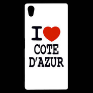 Coque Sony Xperia Z5 Premium I love Cote d'Azur