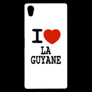 Coque Sony Xperia Z5 Premium I love Guyane