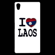 Coque Sony Xperia Z5 Premium I love Laos 2