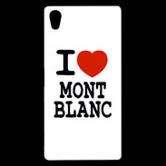 Coque Sony Xperia Z5 Premium I love Mont Blanc