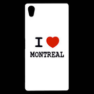 Coque Sony Xperia Z5 Premium I love Montreal