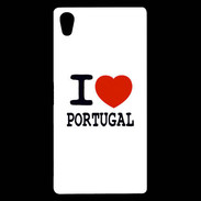 Coque Sony Xperia Z5 Premium I love Portugal