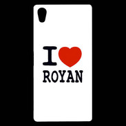 Coque Sony Xperia Z5 Premium I love Royan