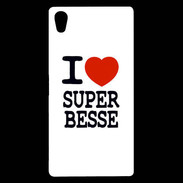 Coque Sony Xperia Z5 Premium I love Super Besse