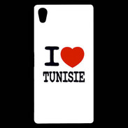 Coque Sony Xperia Z5 Premium I love Tunisie 