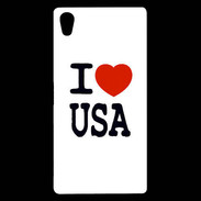 Coque Sony Xperia Z5 Premium I love USA