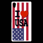 Coque Sony Xperia Z5 Premium I love USA 3