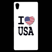 Coque Sony Xperia Z5 Premium I love USA 2