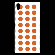 Coque Sony Xperia Z5 Premium pois orange