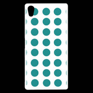 Coque Sony Xperia Z5 Premium pois bleu clair