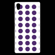 Coque Sony Xperia Z5 Premium pois violet