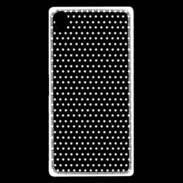 Coque Sony Xperia Z5 Premium pois noir & blanc