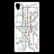 Coque Sony Xperia Z5 Premium Plan de métro de Londres