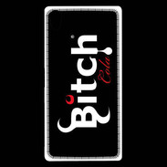 Coque Sony Xperia Z5 Premium Bitch Cola fond noir