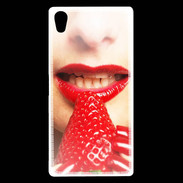 Coque Sony Xperia Z5 Premium Plaisir et fraise PR