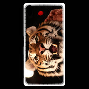 Coque Sony Xperia Z5 Premium Portrait de tigre PB 5