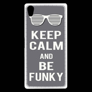 Coque Sony Xperia Z5 Premium Keep Calm Funky Gris