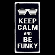 Coque Sony Xperia Z5 Premium Keep Calm Funky Noir