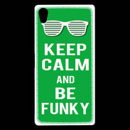 Coque Sony Xperia Z5 Premium Keep Calm Funky Vert