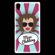 Coque Sony Xperia Z5 Premium Miss Clubbing Chatain