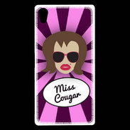 Coque Sony Xperia Z5 Premium Miss Cougar Chatain