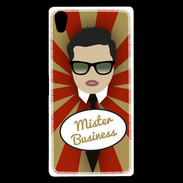 Coque Sony Xperia Z5 Premium Mister Business Brun