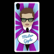 Coque Sony Xperia Z5 Premium Mister Gigolo Chatain