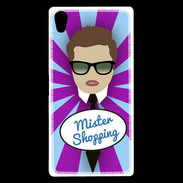 Coque Sony Xperia Z5 Premium Mister Shopping Chatain
