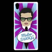 Coque Sony Xperia Z5 Premium Mister Swag Brun