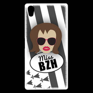 Coque Sony Xperia Z5 Premium Miss Bretagne Chatain