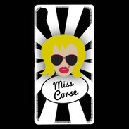 Coque Sony Xperia Z5 Premium Miss Corse Blonde