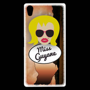 Coque Sony Xperia Z5 Premium Miss Guyane Blonde