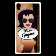 Coque Sony Xperia Z5 Premium Miss Guyane Brune