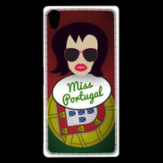 Coque Sony Xperia Z5 Premium Miss Portugal Brune