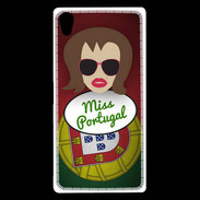 Coque Sony Xperia Z5 Premium Miss Portugal Chatain