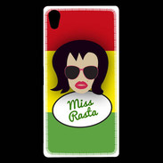 Coque Sony Xperia Z5 Premium Miss Rasta Brune