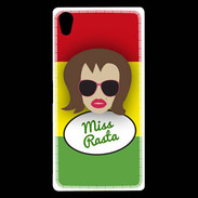Coque Sony Xperia Z5 Premium Miss Rasta Chatain