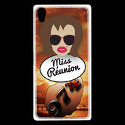Coque Sony Xperia Z5 Premium Miss Réunion Chatain