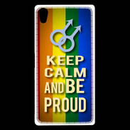Coque Sony Xperia Z5 Premium Keep Calm and Be Proud mens Gay