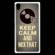 Coque Sony Xperia Z5 Premium Keep calm and Mix That Gris