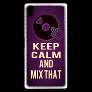 Coque Sony Xperia Z5 Premium Keep Calm and Mix That Violet