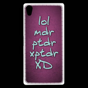 Coque Sony Xperia Z5 Premium LOL MDR Rose ZG