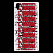 Coque Sony Xperia Z5 Premium L'seum rouge