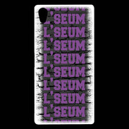 Coque Sony Xperia Z5 Premium L'seum violet
