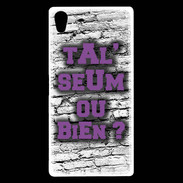 Coque Sony Xperia Z5 Premium Ta l'seum ou bien Violet