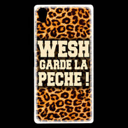 Coque Sony Xperia Z5 Premium Wesh garde la pèche Léopard